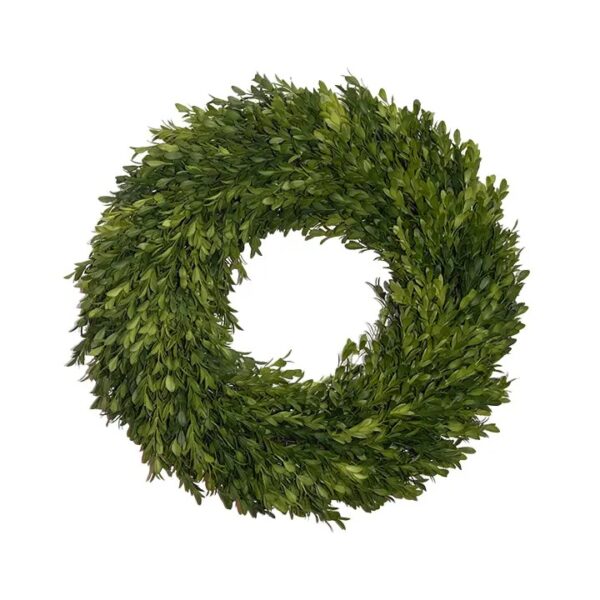 Faux Boxwood Wreath